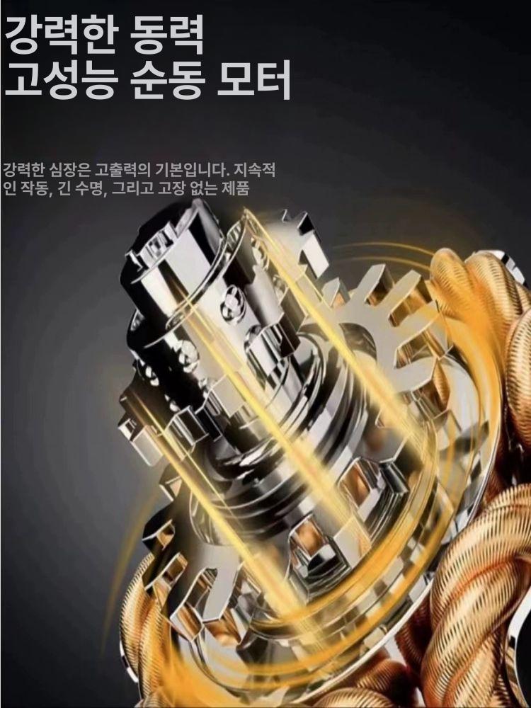가정식 세차건 분사기 베란다 가정용 충전식 세척기 물호스 워터건 릴호스 - 상세 이미지 3