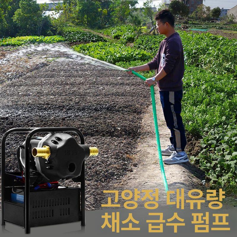 호스 농업용양수기 충전식 물펌프 모터 고압 워터펌프 관수 리튬배터리 수중펌프 - 상세 이미지 2