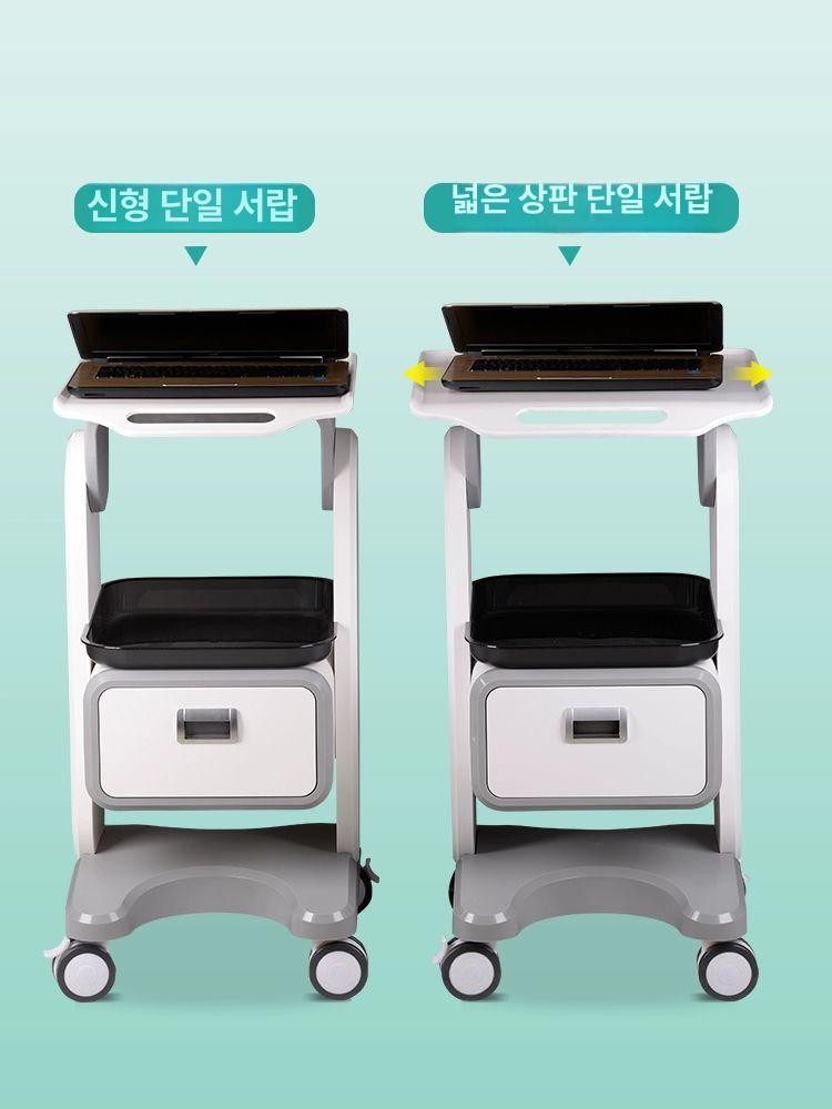 이동식 치과카트 수납 선반 도구 서랍장 장비 진료카트 다기능 바퀴 - 상세 이미지 4