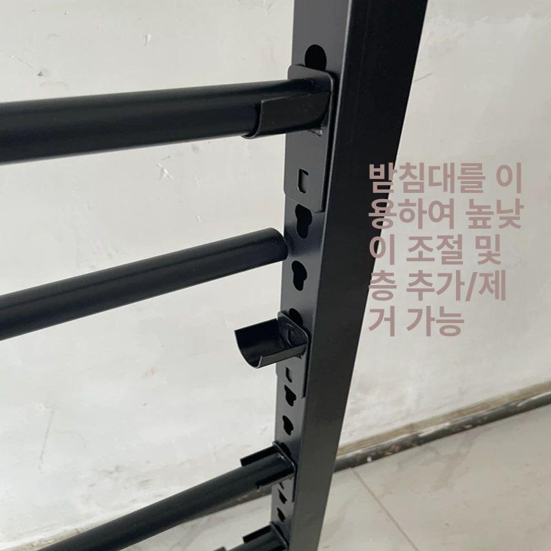 필름 롤 거치대 선반 공방용 이동식 헹거 포장지 정리 디스플레이 수납 - 상세 이미지 3