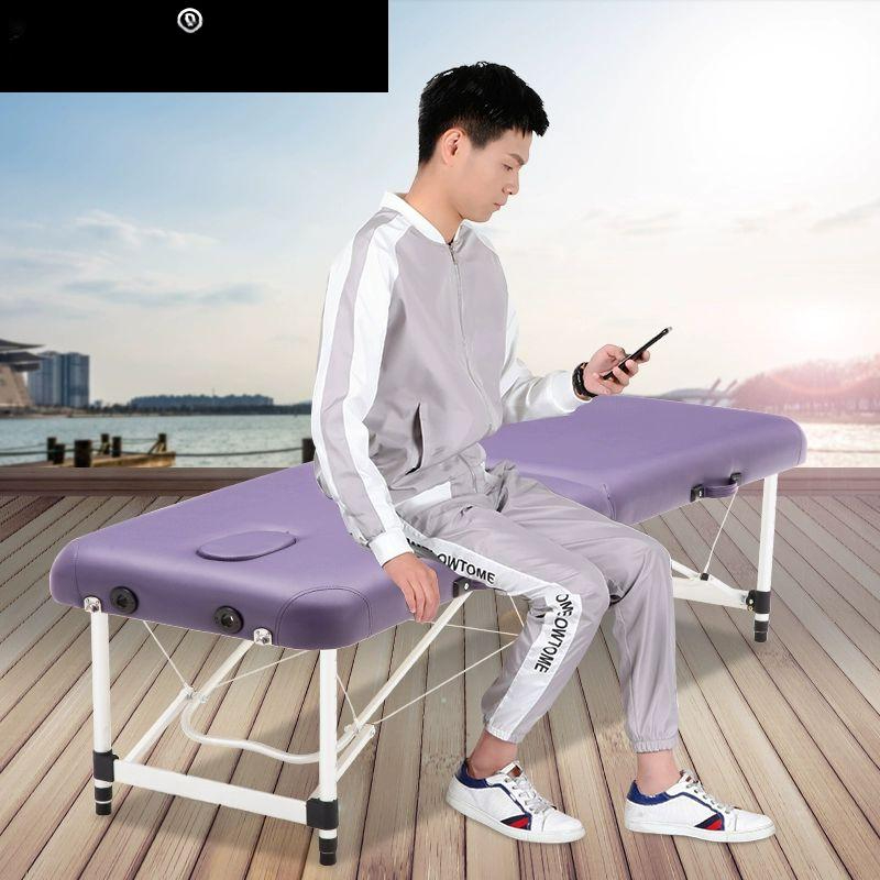 이동식 마사지 침대 속눈썹 피부 관리실 경량 뷰티 커버 샵 베드 - 상세 이미지 3
