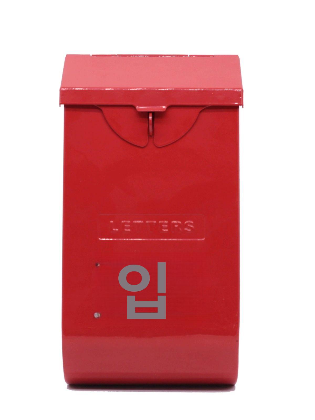 벽걸이 우체통 야외 잠금 포스트박스 신문 인테리어 정원 전원 우편사서함 모던 - 상세 이미지 5