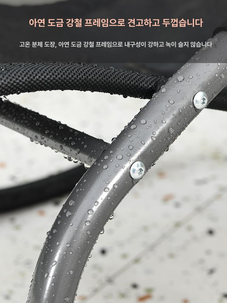 야외 썬베드 휴식 정원 해변 수영장 리클라이너 썬배드 레저 해수욕장 카페 비치의자 - 상세 이미지 4