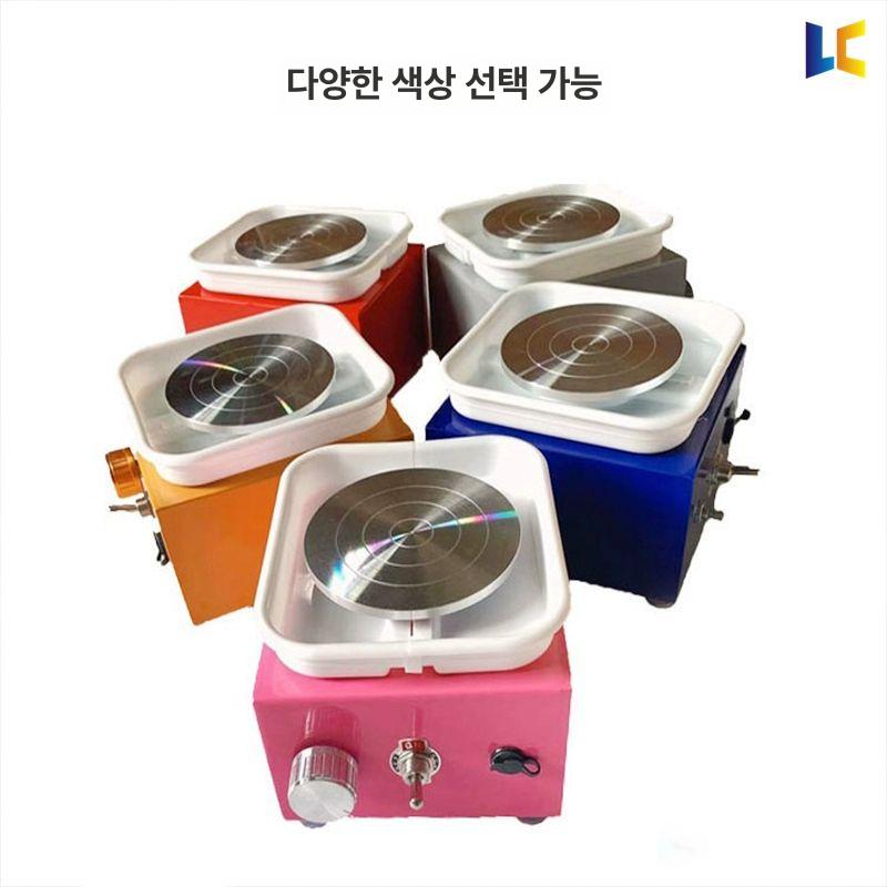 도자기 물레 초보자 손쉬운 도예 수동 회전 턴테이블 공예 원형판 DIY 키트 - 상세 이미지 3