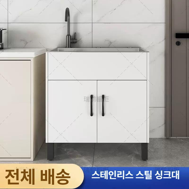 스테인리스 싱크대 소형 싱글 싱크볼 설거지 다목적 대야 주방용 가정용 - 상세 이미지 4