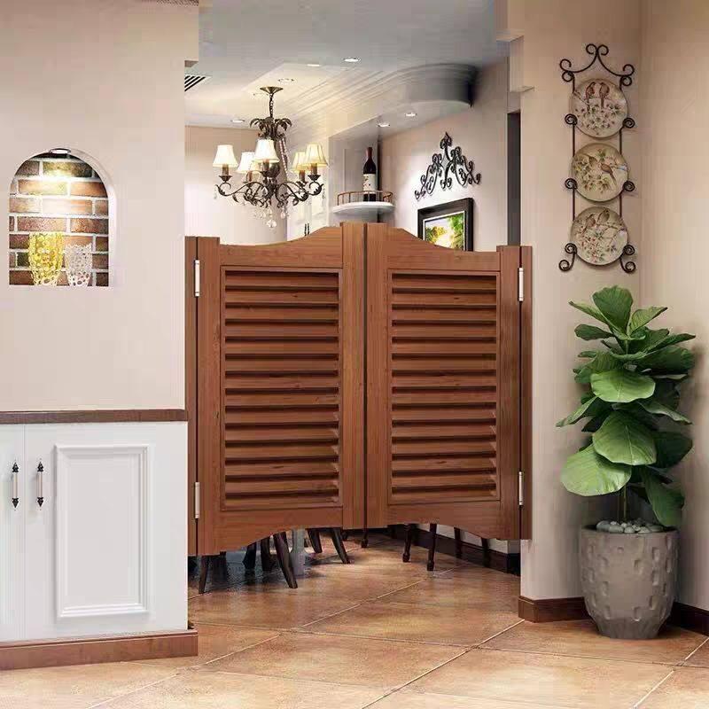 우드 스윙도어 울타리 카우보이문 가림막 카페 간이 더블 칸막이 카우보이 - 상세 이미지 4