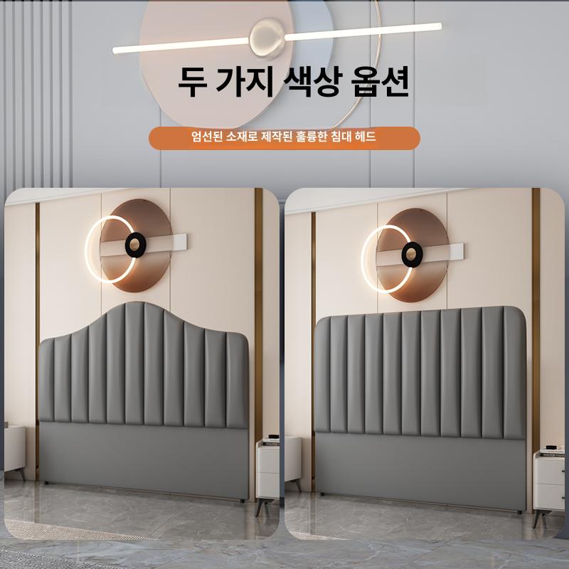 수납형 침대헤드보드 퀸사이즈 수납침대 쿠션헤드 서랍형 킹 높이 조절 - 상세 이미지 4