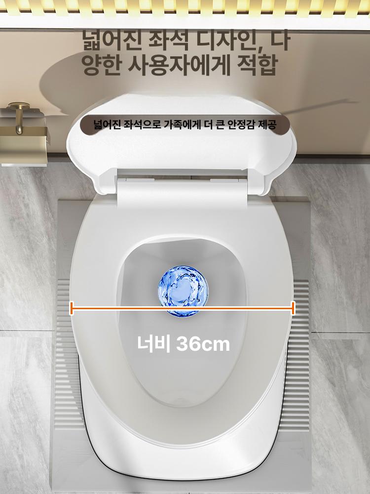 높낮이조절 이동식 간이변기 성인용 노인 가정 실내 캠핑 임시용 간편한 휴대식 - 상세 이미지 4