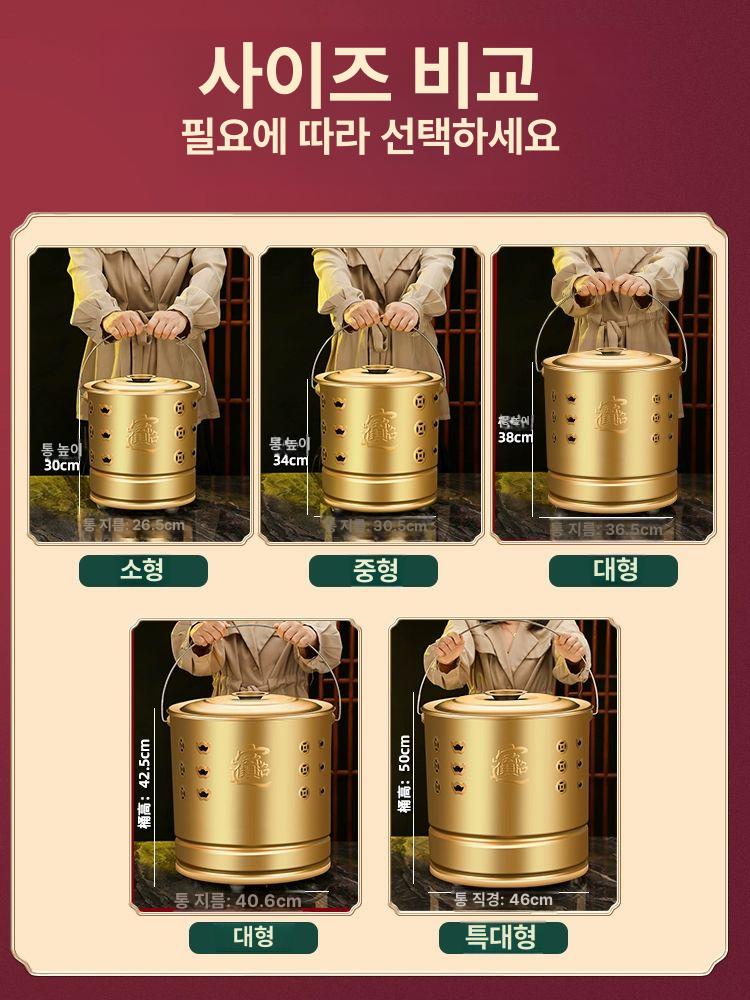 화목 철제소각로 사이즈 화로 무연 낙엽쓰레기 소각통 폐기물 태우기 소각기 야외용 - 상세 이미지 2