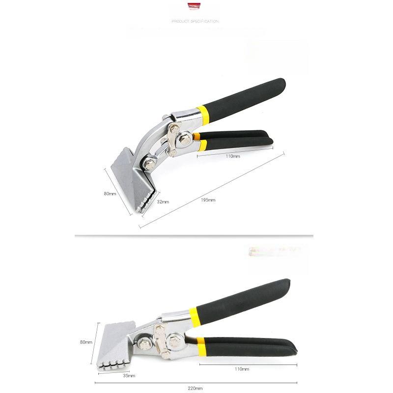 함석 철판가위 접이식 공구 징크 벤더 밴딩기 판넬 너비 벤딩 펜치 커브 작업 - 상세 이미지 5