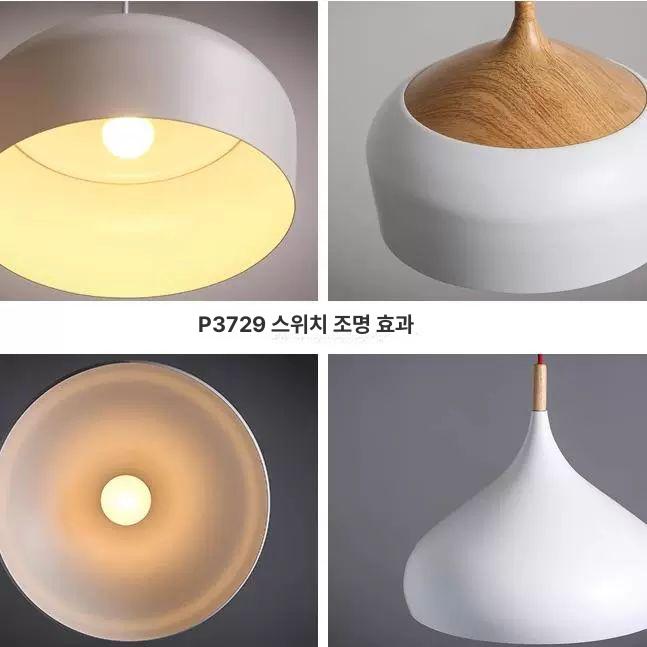 빈티지 펜던트 조명 주방 유리 천장등 레트로 감성 인테리어 조명 식탁 침실 매장 까페 감성 전등 - 상세 이미지 2