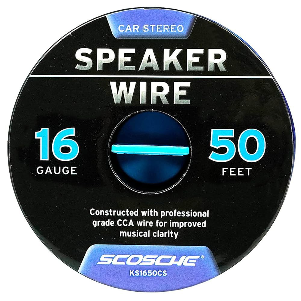 스코쉬 KS1650CS 16 게이지 CCA 카 스테레오 스피커 와이어 - 50피트 스풀 14 Gauge 50 Feet - 상세 이미지 2