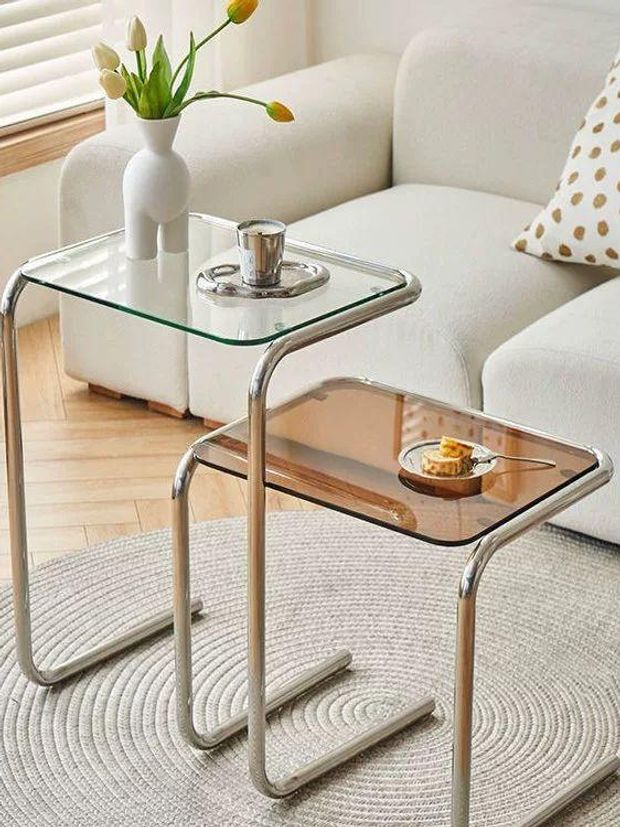 1인용 식탁 심플 사각형 테이블 모던 디자인 소형 식사 테이블 - 상세 이미지 4