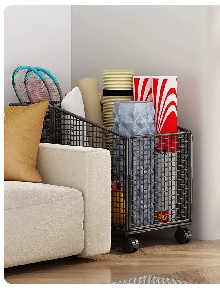 운동매트 보관함 이동식 요가매트 필라테스 정리 소도구 바퀴형 운동용품 수납함 - 상세 이미지 4