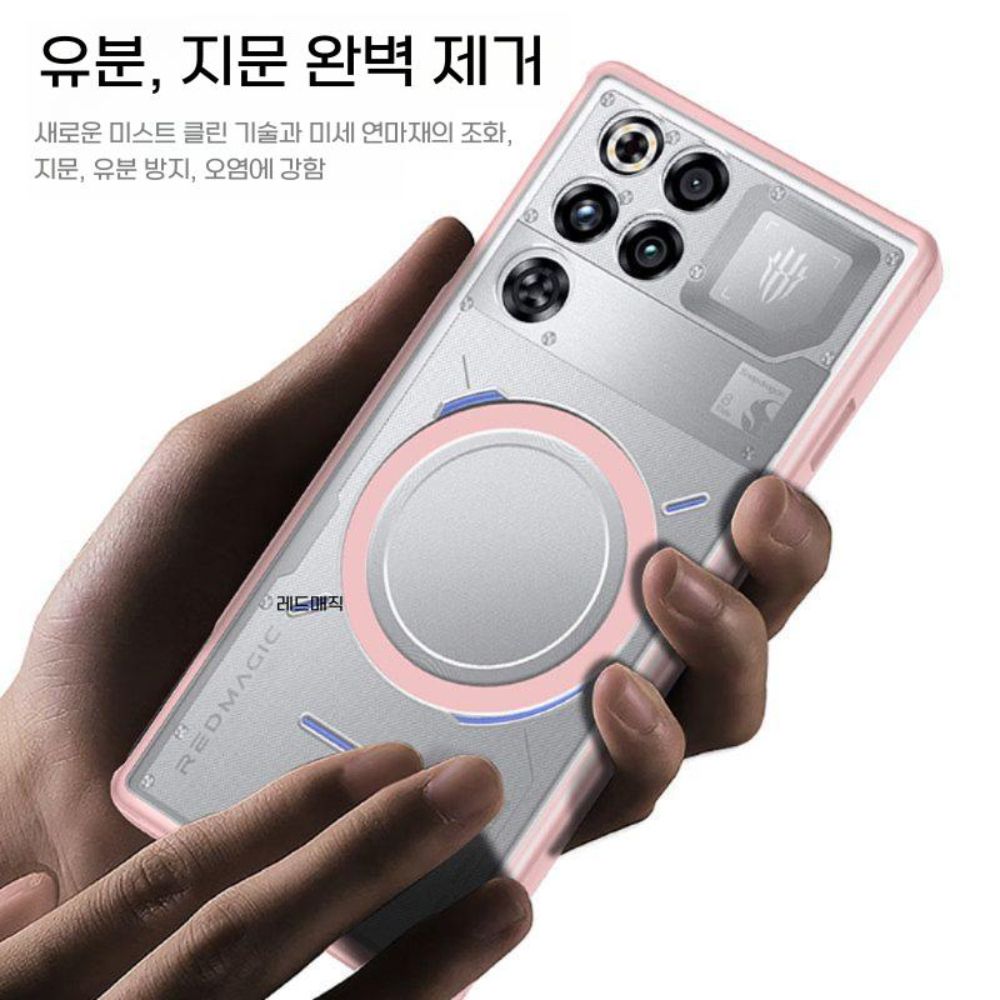 레드 매직11 프로 케이스 에어백 투명 자석 보호 실리콘 커버 - 상세 이미지 2