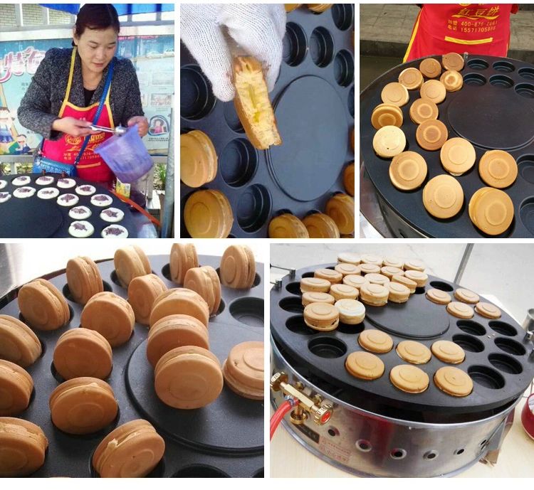 간식기계 계란빵기계 제빵 업소용 노점상 카페 전기 달걀빵 제조기 국화빵기계 장사 - 상세 이미지 2