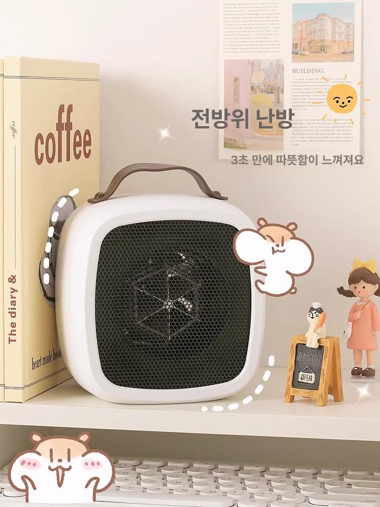 휴대용 캠핑용온풍기 욕실 히터 거실 전기온풍기 난방 탁상용온풍기 소형온풍기 - 상세 이미지 3