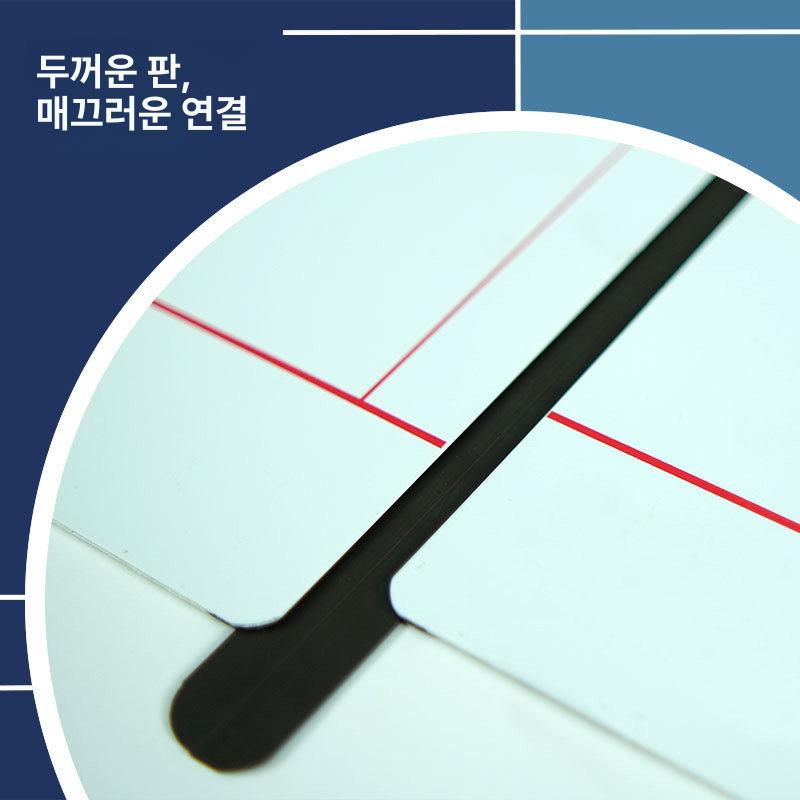 실내 탁상컬링 보드게임 스포츠 탁상용 테이블 놀이 가족용 가족게임 탁상형 트랙 - 상세 이미지 4