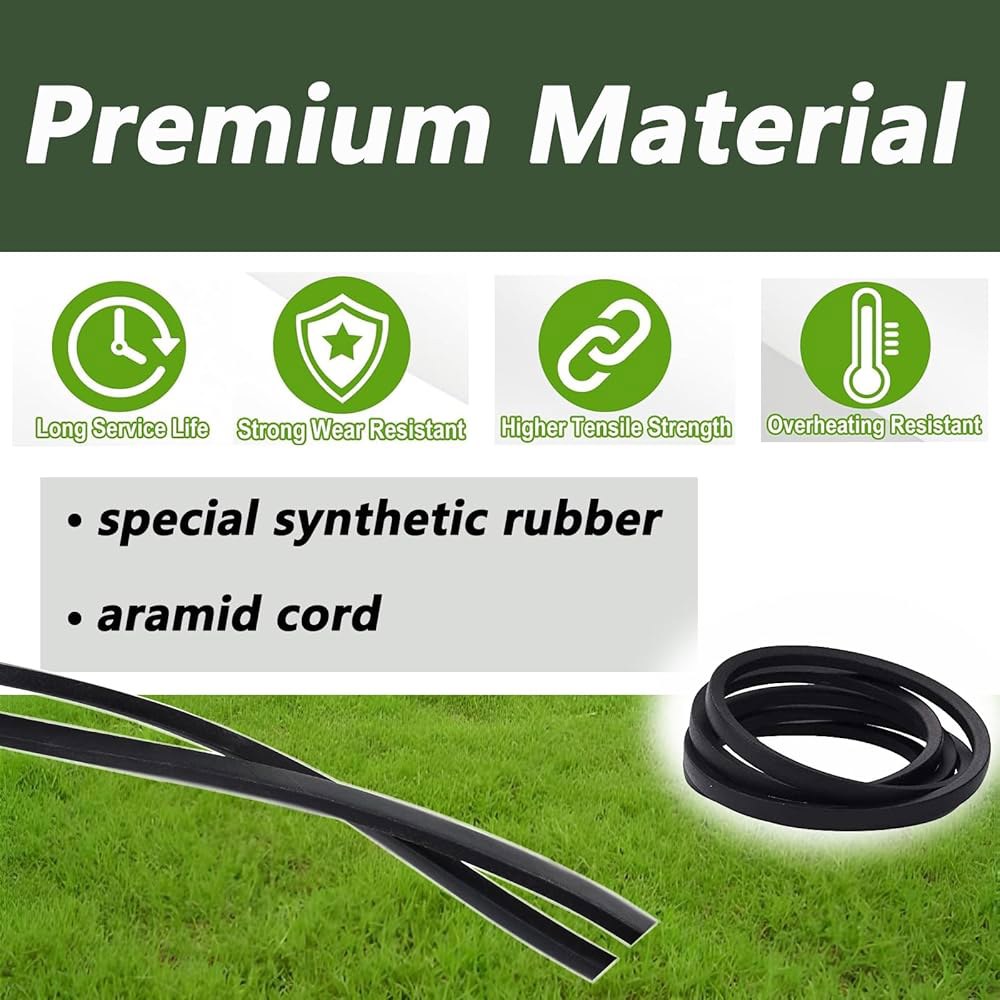 YTH405143 22V46 Mower Deck Belt Parts for AYP 584453101,Husqvarna 532405143,2246LS,2346XLS,YTH20K46, - 상세 이미지 2