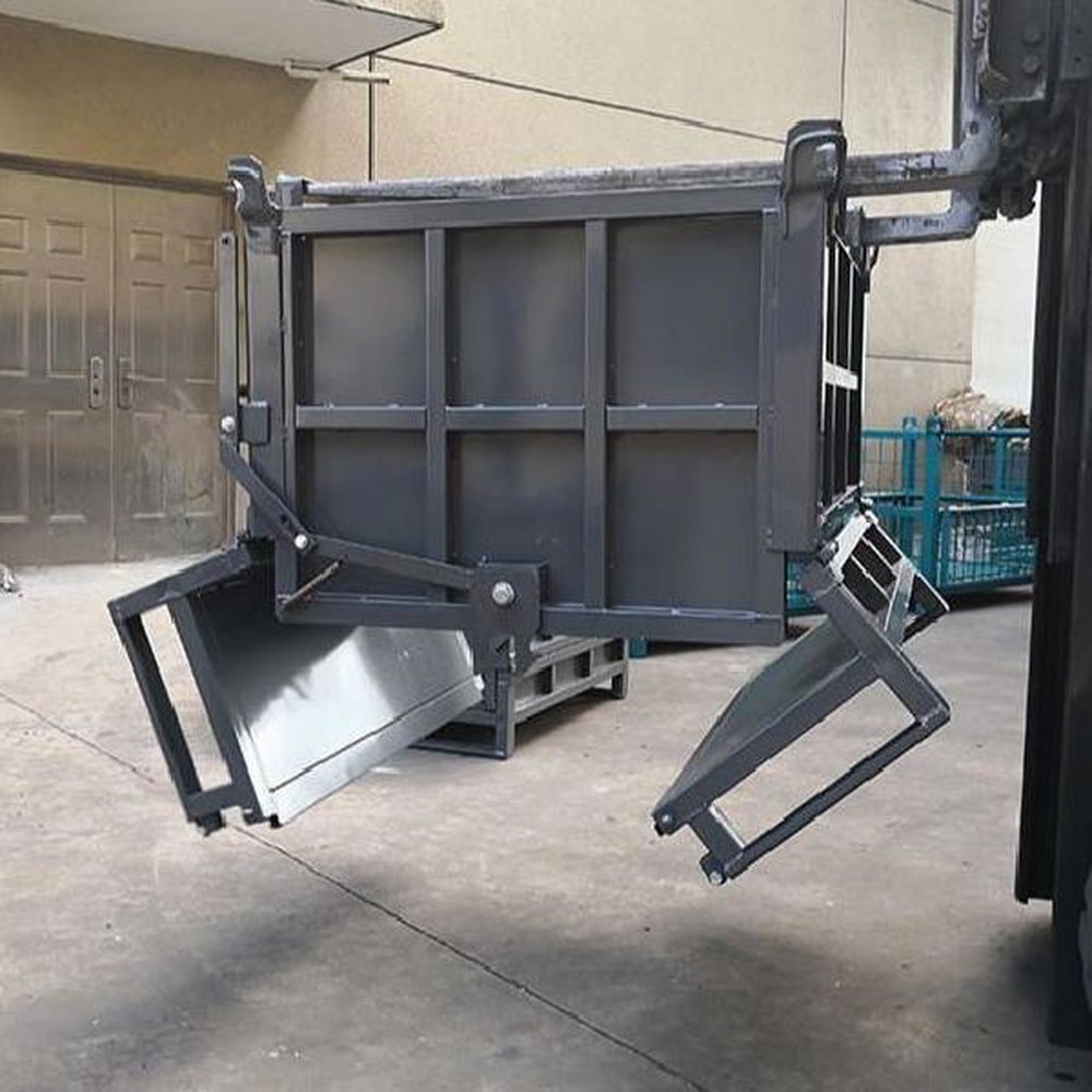 양중함 인양함 자재 바스켓 800x600x640mm 공장 고정 적재함 폐기물 박스 24 그레이 1000x800x800 - 상품 이미지