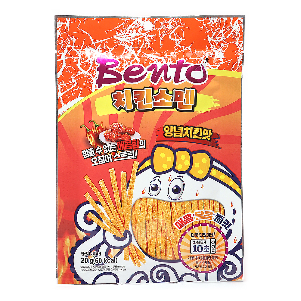 벤토 소멘2종 불소멘(멕시칸바베큐) 치킨소멘(양념치킨맛) 20g x36개 - 상세 이미지 2