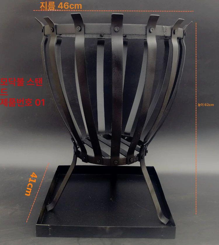 전원 주택 화로대 야외 마당 스토브 드럼통 화롯대 화로 파이어핏 숯불 전원주택 원형 불멍 - 상세 이미지 4