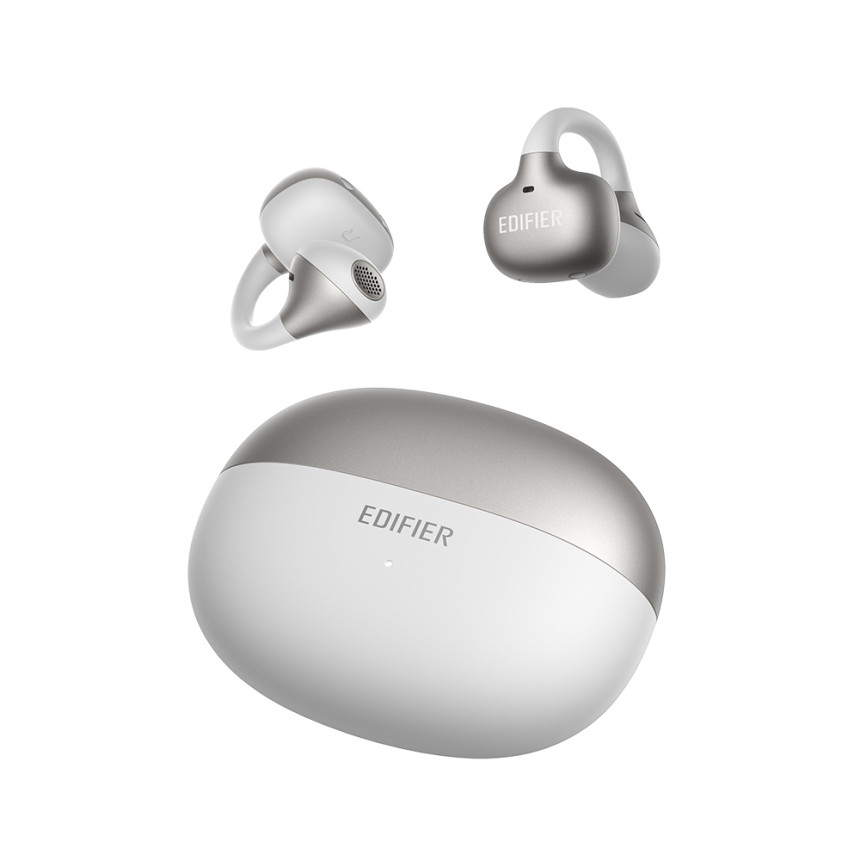 [EDIFIER Comfo Bass 오픈 이어 블루투스 이어버드 실버 사진 2