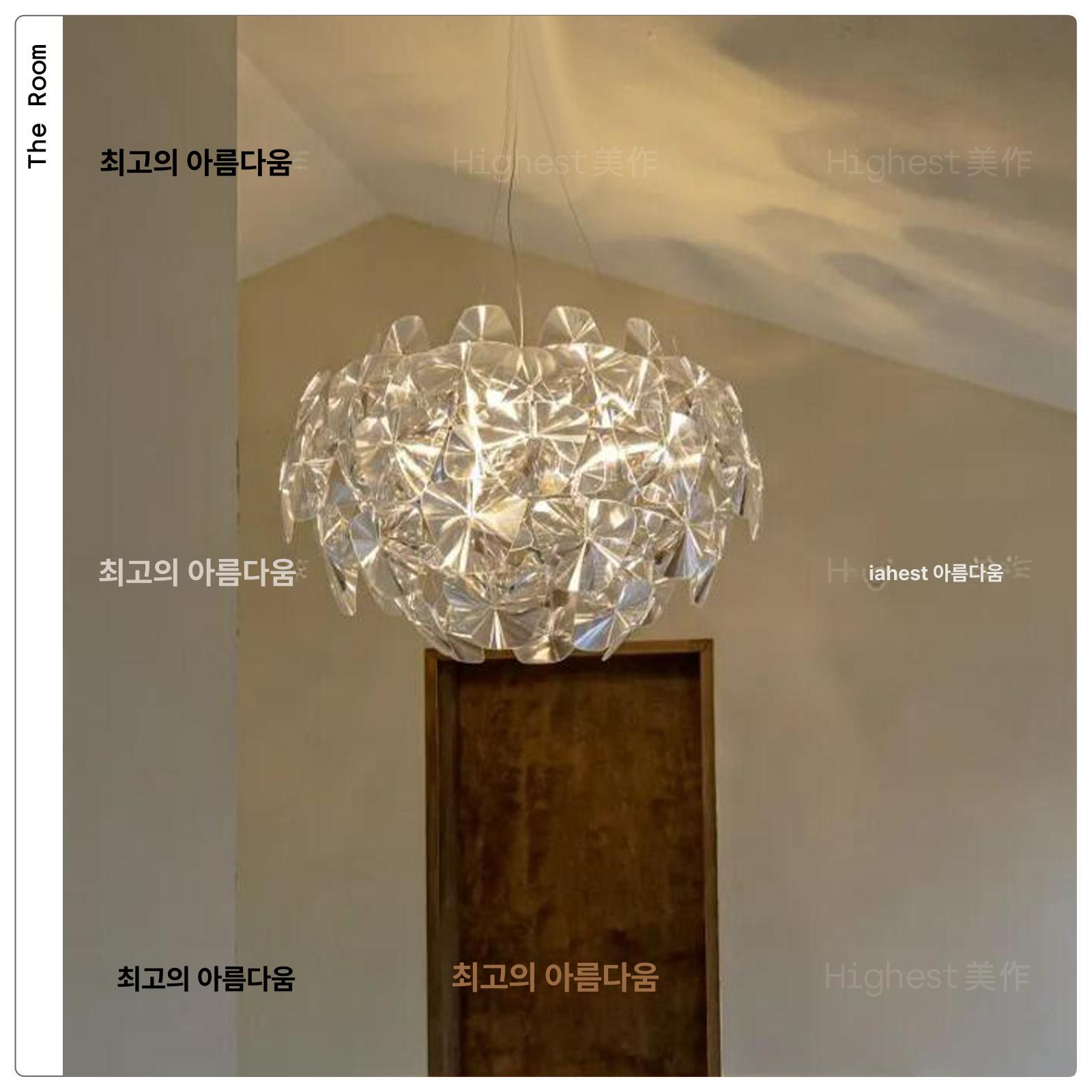 팬던트 식탁등 북유럽 투명 무드등 카페 식당 레스토랑 침대 침실 갓 아크릴 레트로 - 상세 이미지 3