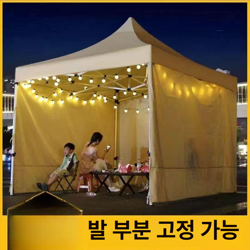 2x2m 자바라 천막 공사용 차량 캐노피 야외 차광 쉐이드 창고 체육대회 운동회 행사용 - 상세 이미지 2