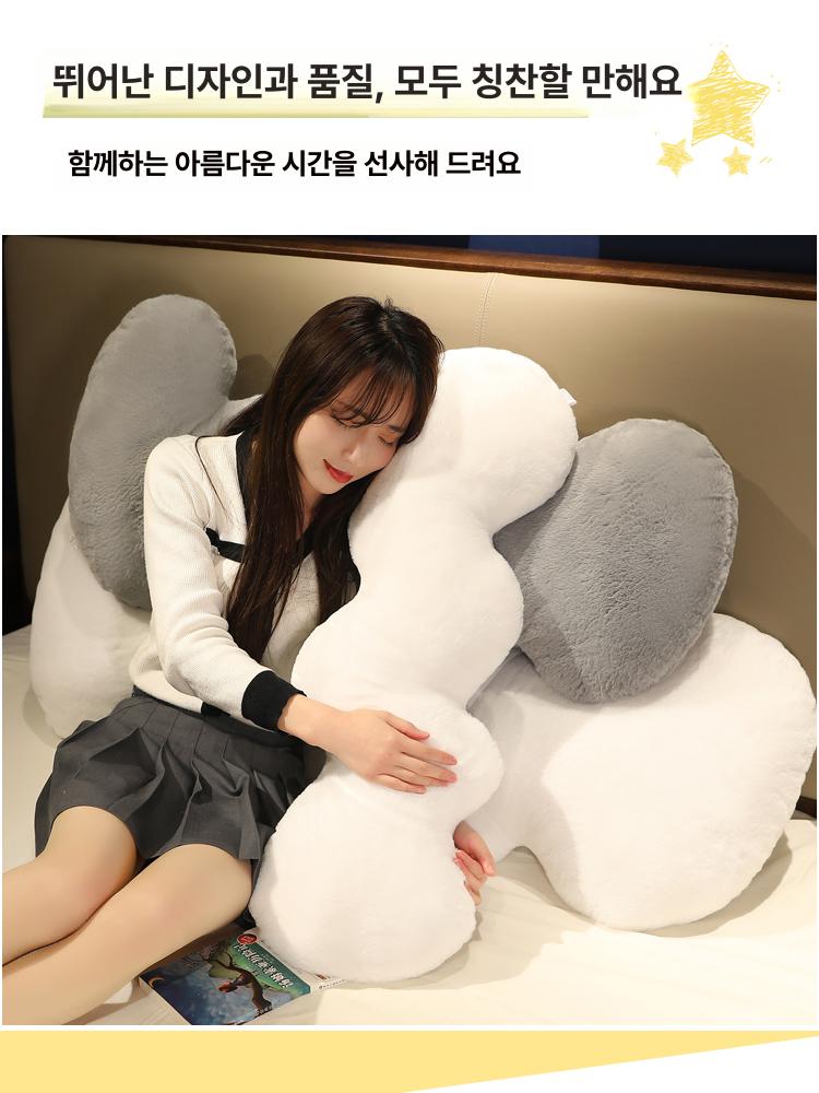 거실 죽부인 쿠션 신생아 소파 원형 커버 냉감바디필로우 얼음 성인용 수면베개 - 상세 이미지 2