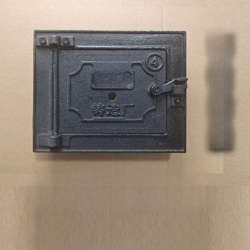 화덕문 아궁이문 주철 덮개 연통 무쇠화구 소재 화로 부뚜막 불문 커버 문뚜껑 온돌 - 상품 이미지