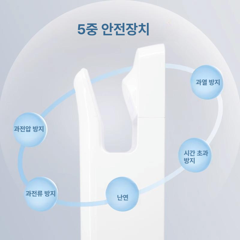 삽입형 핸드 드라이어 벽걸이 화장실 열풍 강풍 손건조기 손풍기 공중 휴게소 카페 - 상세 이미지 4