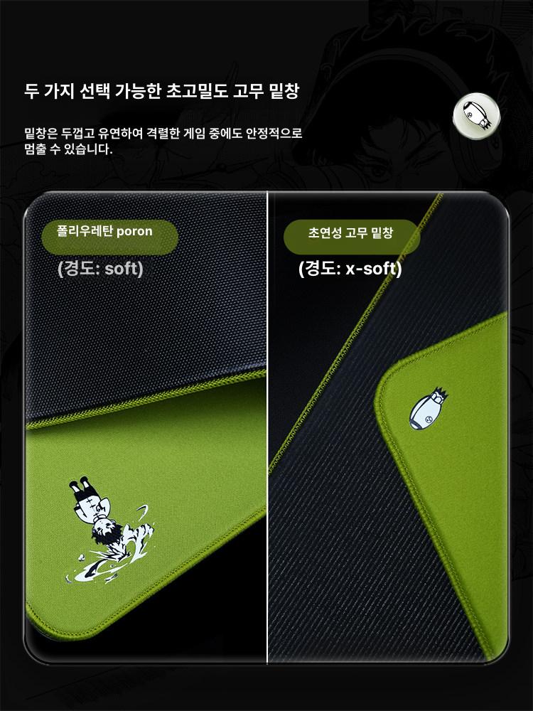 아티산 마우스패드 제로 엑스라지 와인 게이밍마우스패드 소형 엑스소프트 바이브런트오렌지 - 상세 이미지 4