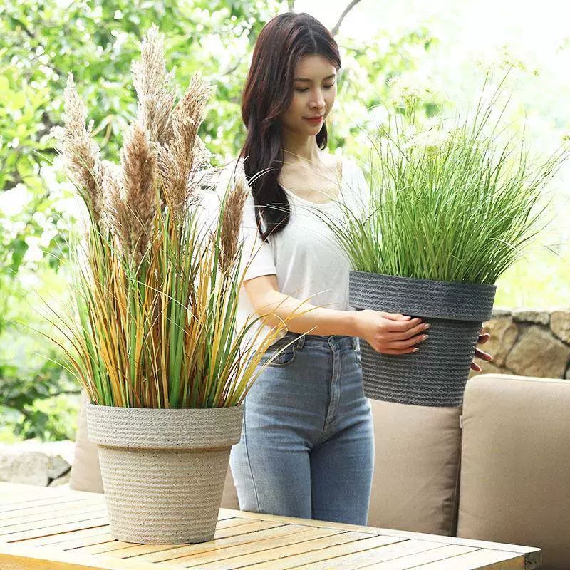 대형 직사각 베란다 화분 발코니 실내 정원 수경재배 용기 화초 재배 - 상세 이미지 4