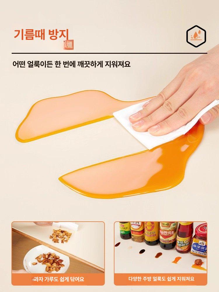 가죽 데스크 매트 논슬립 단열 방수 책상 보호 패드 크림 아이보리색 대형 깔개 - 상세 이미지 3