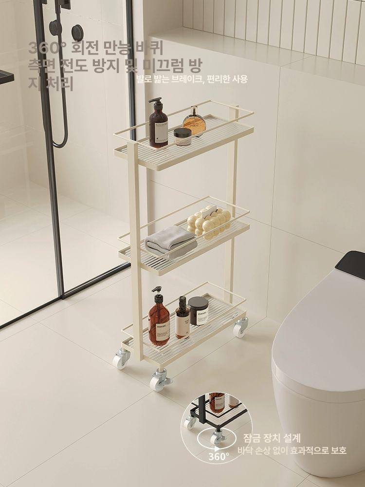 수납 욕실선반 샤워 틈새 모서리 스테인리스 부스 주방 코너 샤워부스 거치대 코너장 수건 - 상세 이미지 4