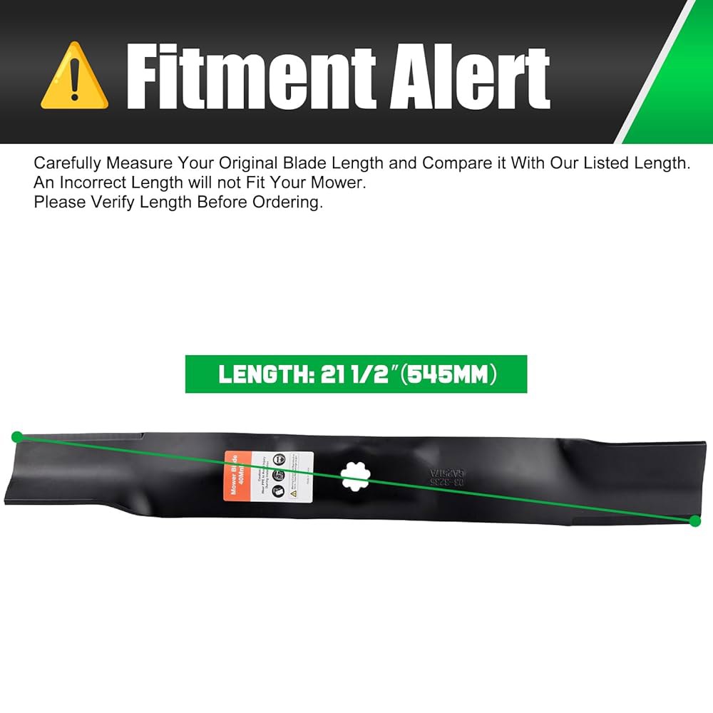 JD D130 D110 D105 D125 X300 Z225 LA135 Z235 42인치 데크 잔디 트랙터용 그래스쿨 AM141034 잔디깎이 블레이드 AM13732 AM141032 - 상세 이미지 2