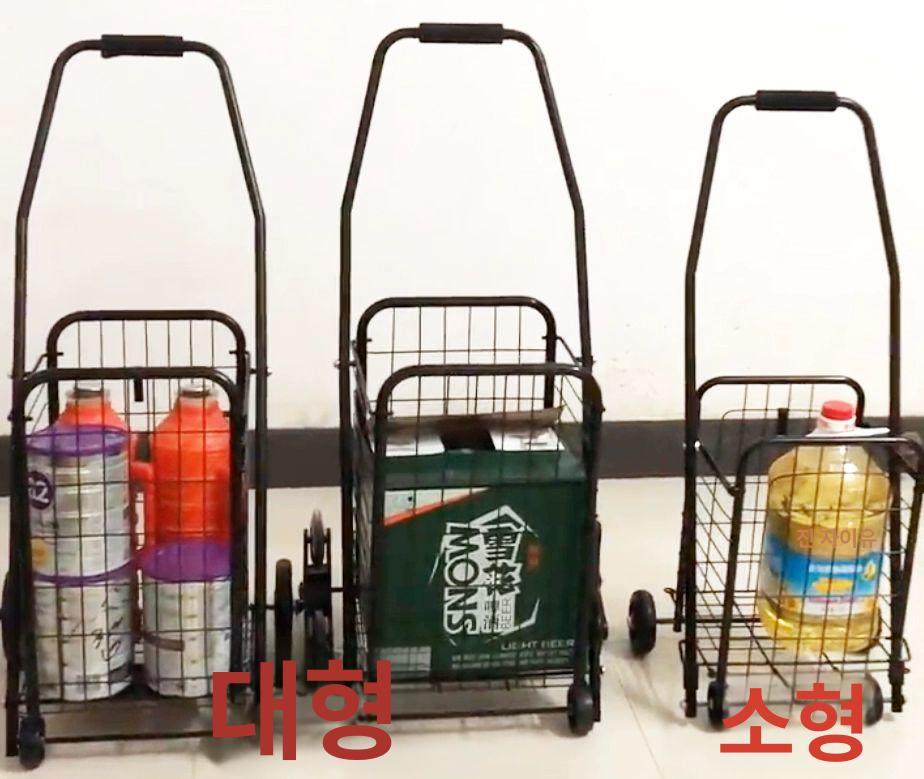 폴딩 트롤리 장보기카트 운반 장바구니캐리어 핸드카트 박스 캠핑 핸드캐리어 담다 - 상세 이미지 2