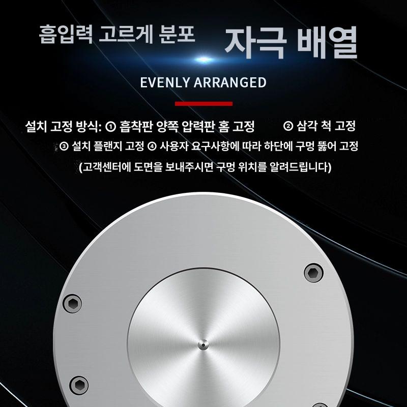 강력 흡착 원형 자석척 그라인더용 공구 고정구 전자석 척 산업용 - 상세 이미지 2