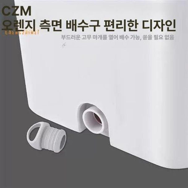 벽걸이 에어컨물통 찌꺼기통 사각 에어컨물받이 물받이통 누수 폐수통 배수관 청소 - 상세 이미지 4
