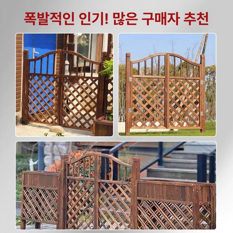 주택 대문 유럽 가림막 출입문 스타일 펜스 현관 야외 울타리문 아치형 담장 전원 - 상세 이미지 3