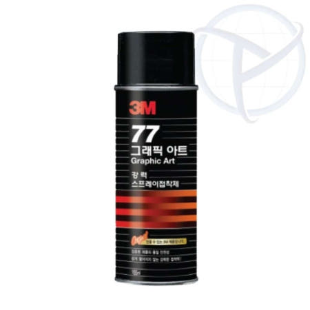 3M 스프레이접착제 77 강력고정 160ml 소 뿌리는접착제