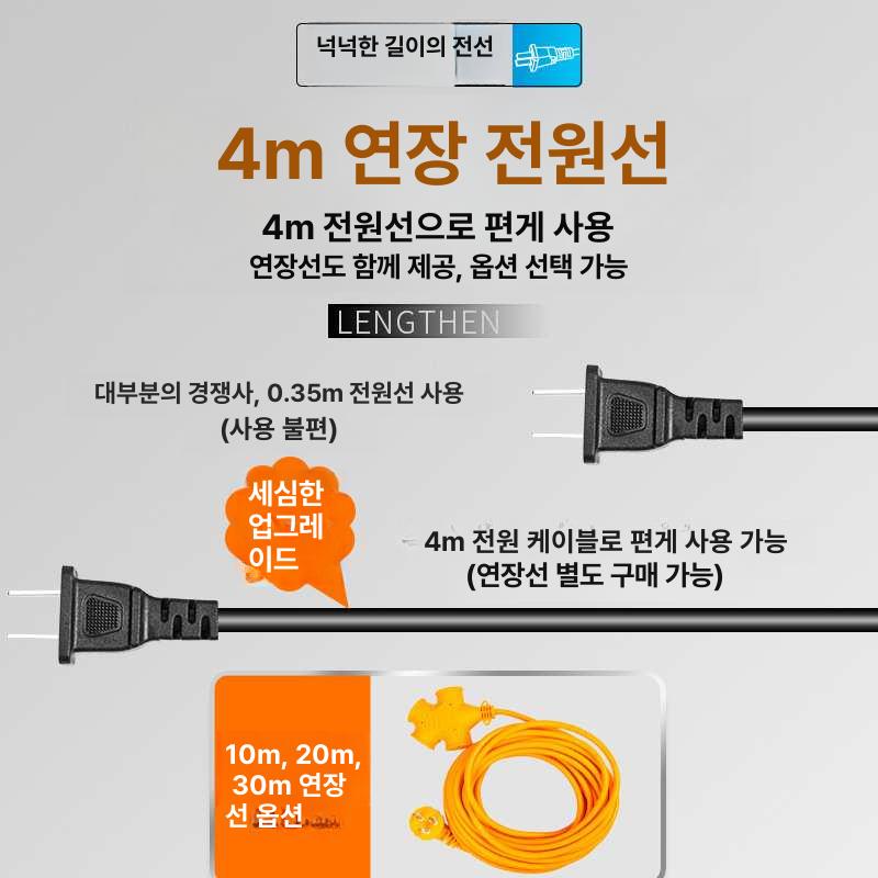 무선 송풍기 낙엽 먼지 제거 가정용 핸드 청소 충전식 다목적 압축 공기 블로워 - 상세 이미지 4