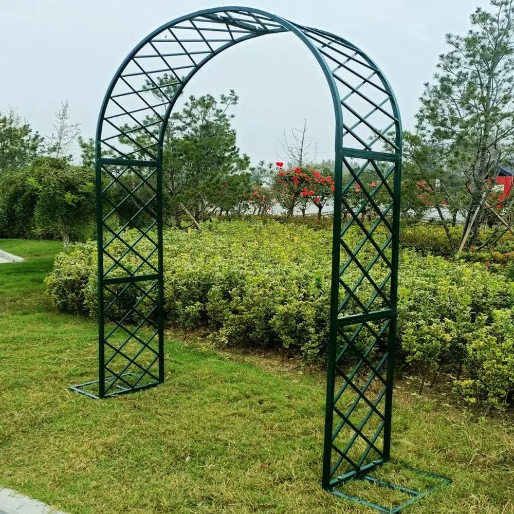 아치문 화단울타리 철재 조경 공원 야외 게이트 펜스 지주대 경계 가든꾸미기 이미지 6