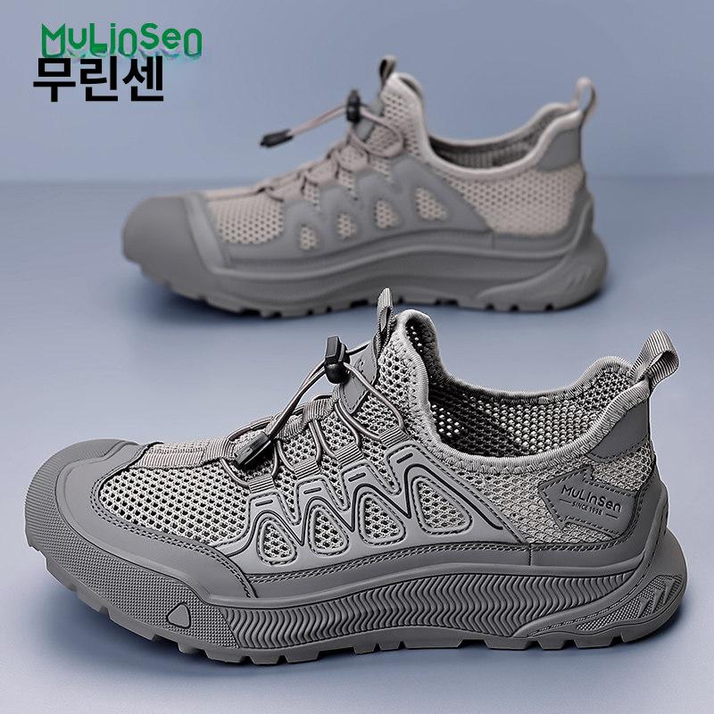 메쉬운동화 통기성 경량성 여름운동화 남자 망사운동화 산책용 러닝화 - 상세 이미지 3