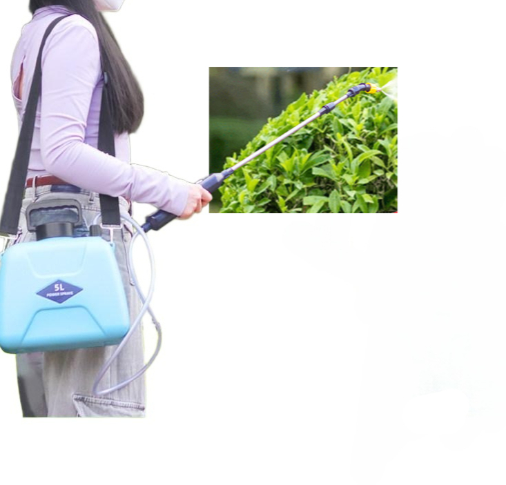 전동분무기 정원 살충 소독용 충전식 분사기 원예 해충 방제 농작물 관수 - 상품 이미지