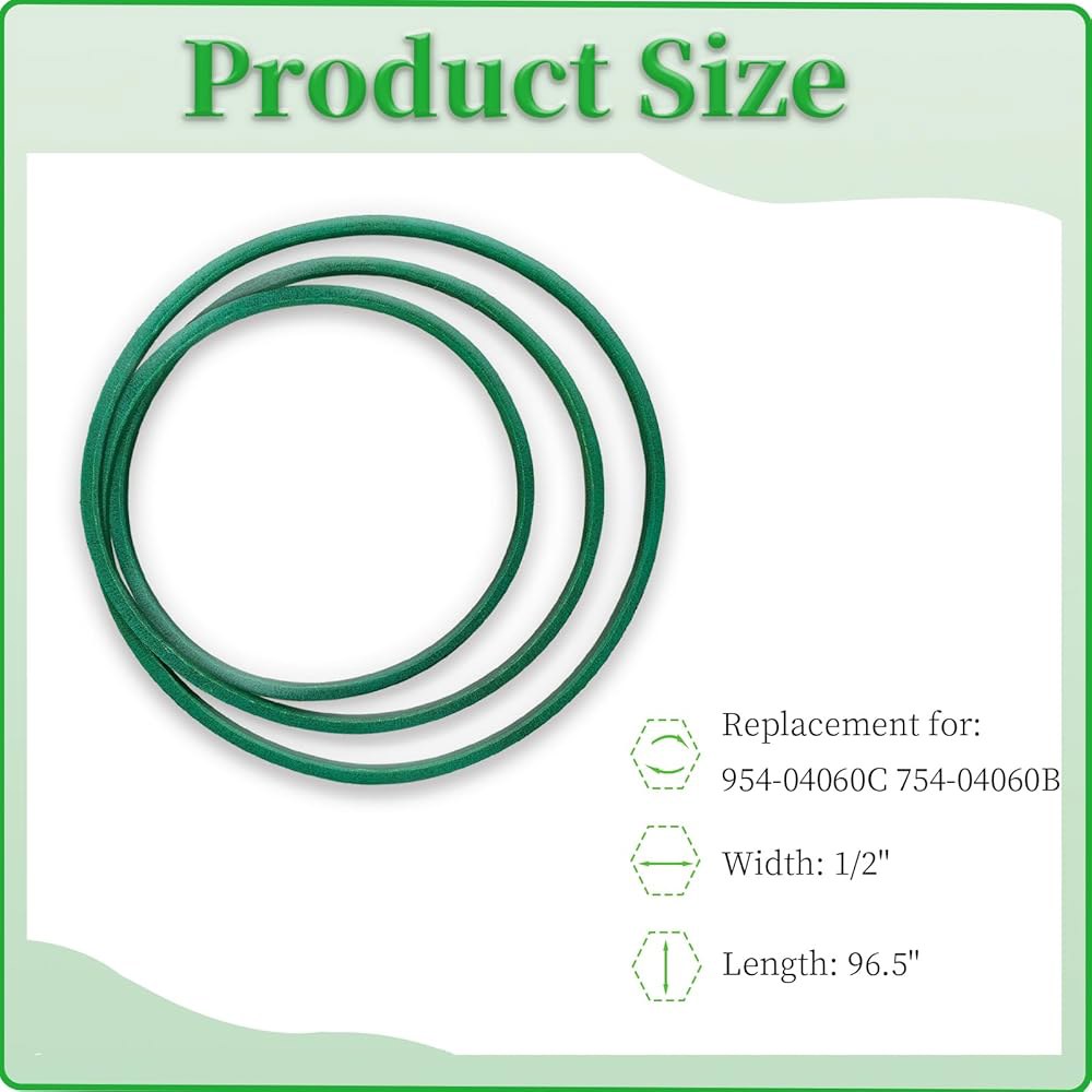 954-04060B 954-04060C Deck Belt for MTD Troy Bilt 754-04060B 754-04060C Cub Cadet LT1042 LTX1040 LTX - 상세 이미지 2