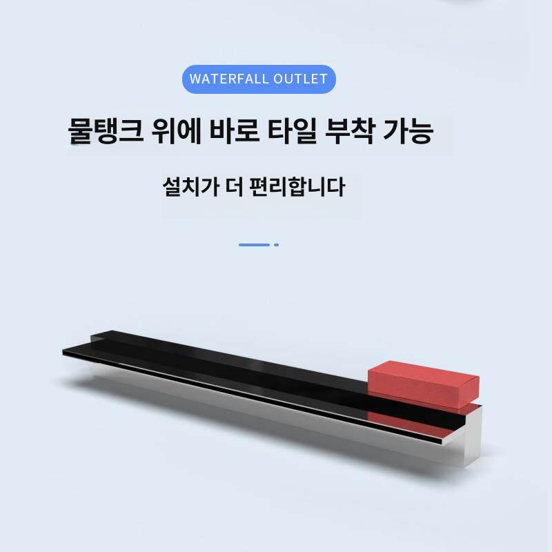분수 벽분수 폭포 워터커튼 실외 인공 스텐 물줄기 연못 풀빌라 리조트 스파 - 상세 이미지 4