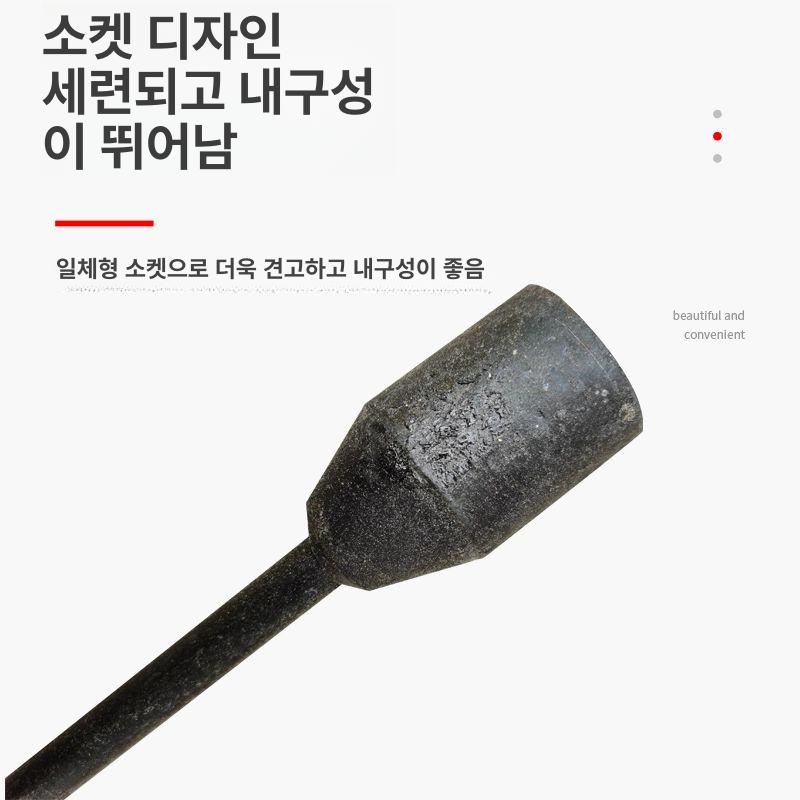 t형 벨브 핸들 상수도 밸브 손잡이 배관 오각 파이프 레버가 자재 암나사 나비 공압 - 상세 이미지 2