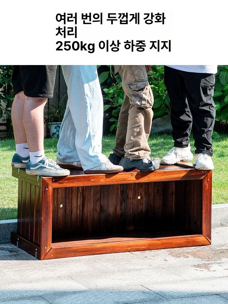 실외 조경용 방부목 부식방지 도로 광장 화분 담장 목재 쉬운 인테리어 조립식 옥상 - 상세 이미지 2